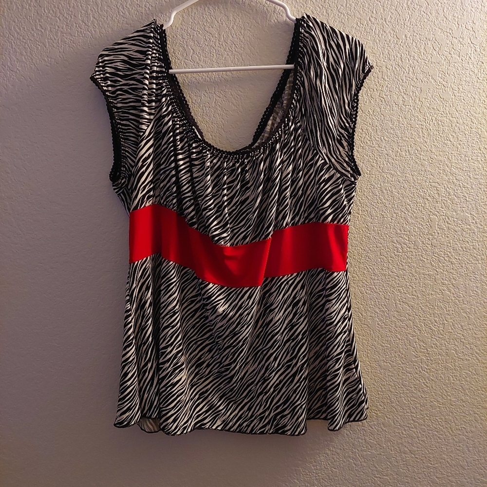 Hot Tempered 2X Blouse